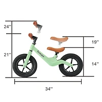 Trimate Green 2 Wheel Balance Bike