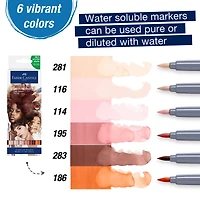Faber-Castell® Goldfaber Aqua Portrait Dual-Tip Marker Set