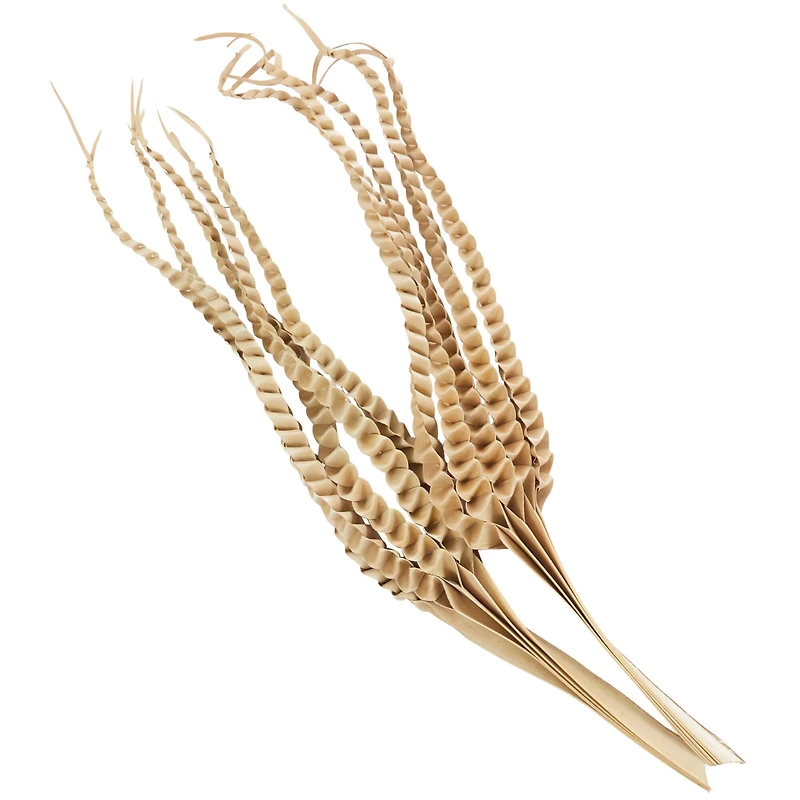 32" Beige Dried Plant Palm Leaf Natural Foliage