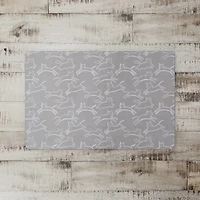 Leaping Cat Pattern I 27" x 18" Floor Mat