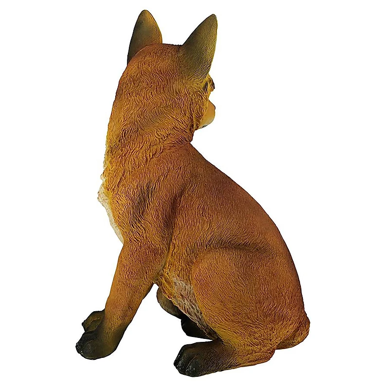 Design Toscano 14" Woodie the Woodland Fox Garden Statue