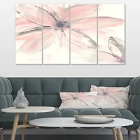 Designart - Pink Shabby Floral II