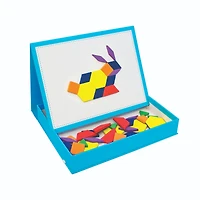 Junior Learning® Rainbow Pattern Blocks Magnetic Activities Learning Set