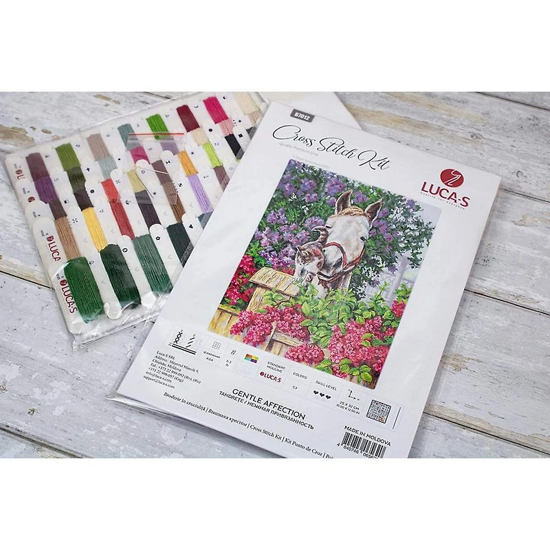 Luca-s Gentle Affection Counted Cross Stitch Kit