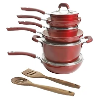 Kenmore® Arlington 12-Piece Metallic Aluminum Ceramic-Coated Nonstick Cookware Set