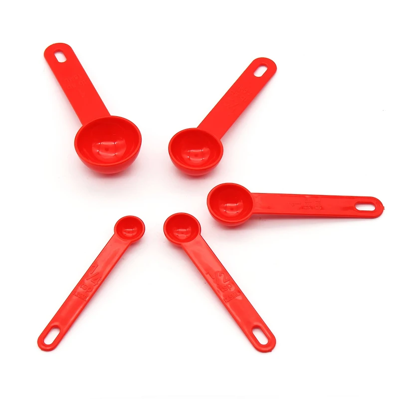 Red Measuring Spoon Set by Fab Finds