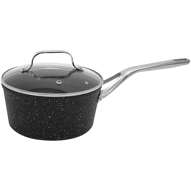 THE ROCK™ by Starfrit 3qt. Saucepan with Glass Lid