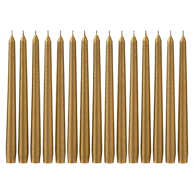 12 Packs: 15 ct. (180 total) Basic Elements™ 10" Gold Taper Candles by Ashland®