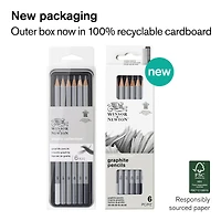 6 Packs: 6 ct. (36 total) Winsor & Newton™ Studio Collection™ Graphite Pencil Tin Set