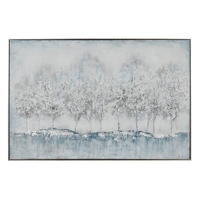 Multi Colored Contemporary Canvas Wall Art, 32" x 47"