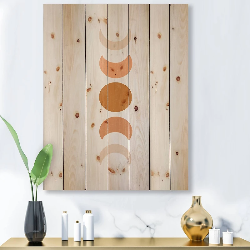 Designart - Minimalist Moon Phases