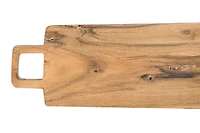 Hello Honey® 27.5" Rectangle Acacia Wood Cheese/Cutting Board with Square Handle