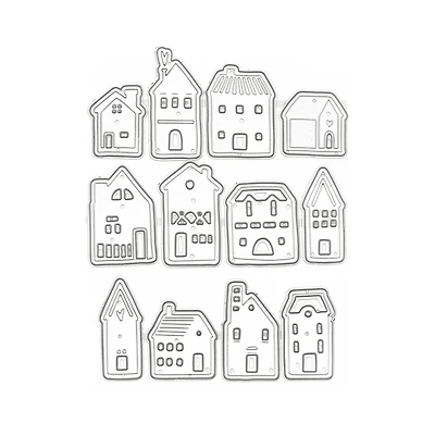 Houses Cutting Die Set by Recollections™