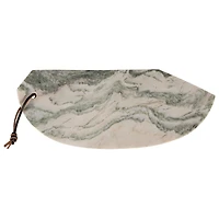 Hello Honey® 15" Green Mélange Marble Organic Shaped Board