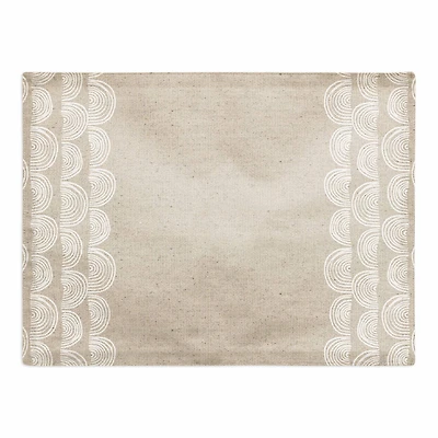 Half Moon Border 18" x 14" Cotton Twill Placemat