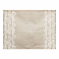 Half Moon Border 18" x 14" Cotton Twill Placemat