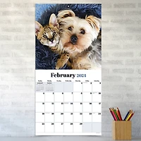 TF Publishing Furry Friends Wall Calendar