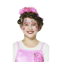 Medium Pink Flower Fairy Girl's Costume