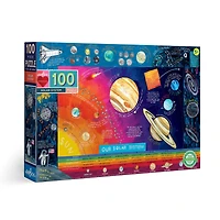 eeBoo Solar System 100 Piece Puzzle