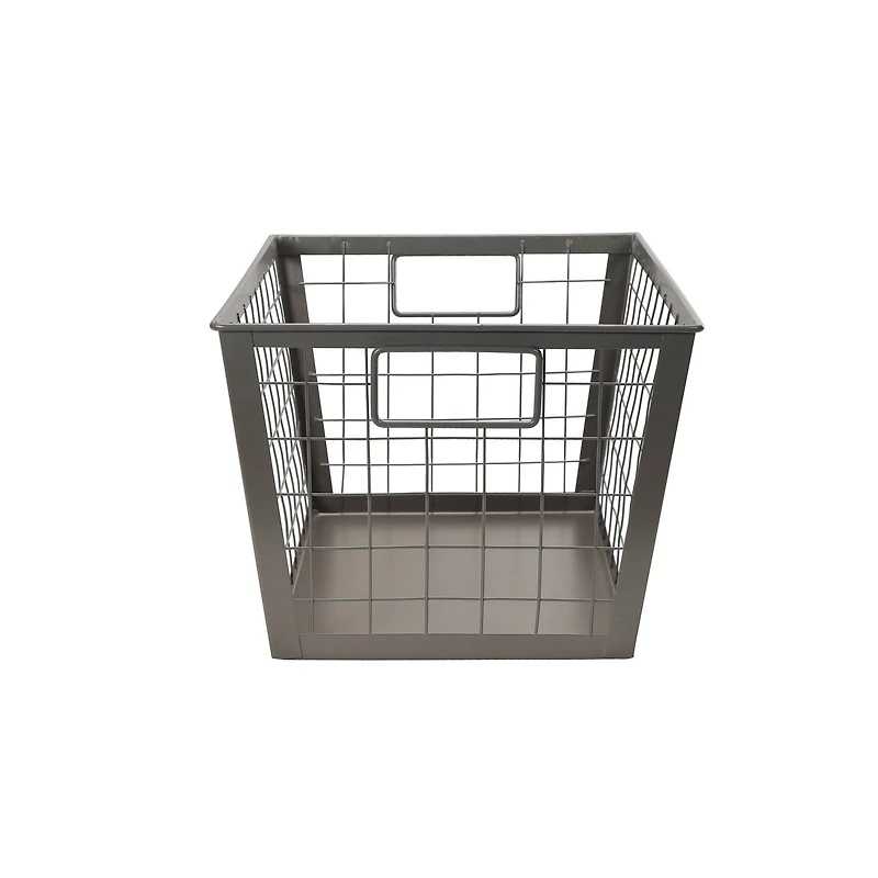 12.5" Gray Wire Multifunctional Basket