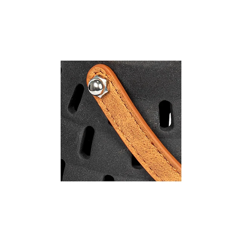 Hello Honey® 7" Black & Brown Stoneware Rechargeable LED Solar Powered Waterproof Lantern