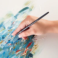 Royal & Langnickel® Sovereign™ Synthetic Long Handle Flat Brush