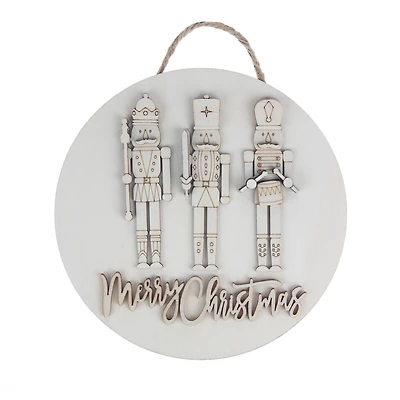 6" Nutcrackers Plaque DIY Wood Décor Kit by Make Market®