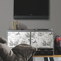 RoomMates White Harry Potter Map Peel & Stick Wallpaper