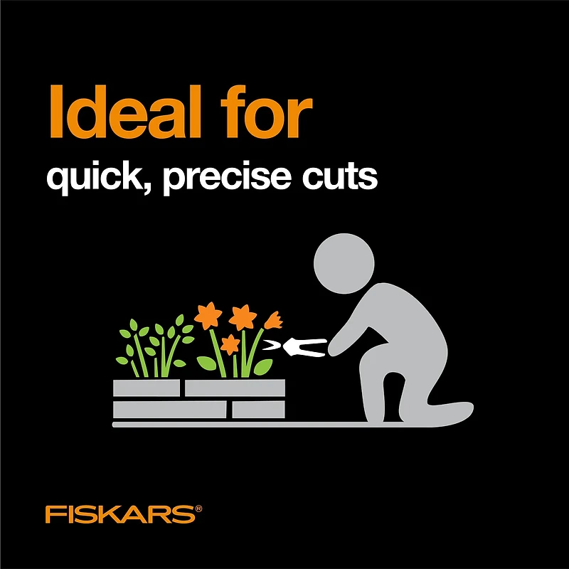 Fiskars® 6" Non-Stick Micro-Tip® Pruning Snips