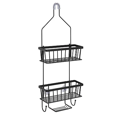 SunnyPoint Black Modern Shower Caddy
