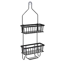 SunnyPoint Black Modern Shower Caddy