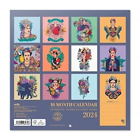 TF Publishing 2024 Frida Kahlo Bilingual Wall Calendar