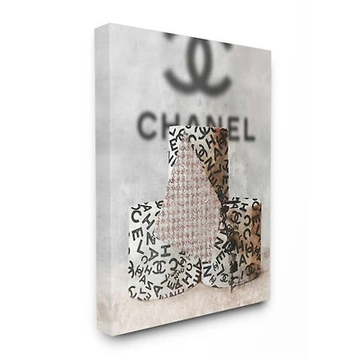 Stupell Industries Fashion Forward Toilet Paper Designer Detail Canvas Wall Art