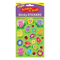Trend Enterprises® Friendly Flowers Stinky Stickers®, 6 Packs of 84