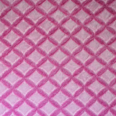 Feldman Pink Lattice Minky Fabric