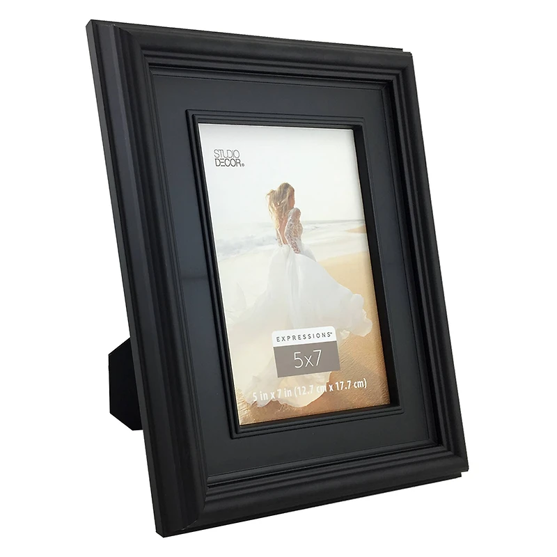 Expressions™ 5" x 7" Black Frieze Frame by Studio Décor®