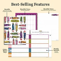 TF Publishing Large Undated Pencils Teacher & Homeschool Lesson Planner