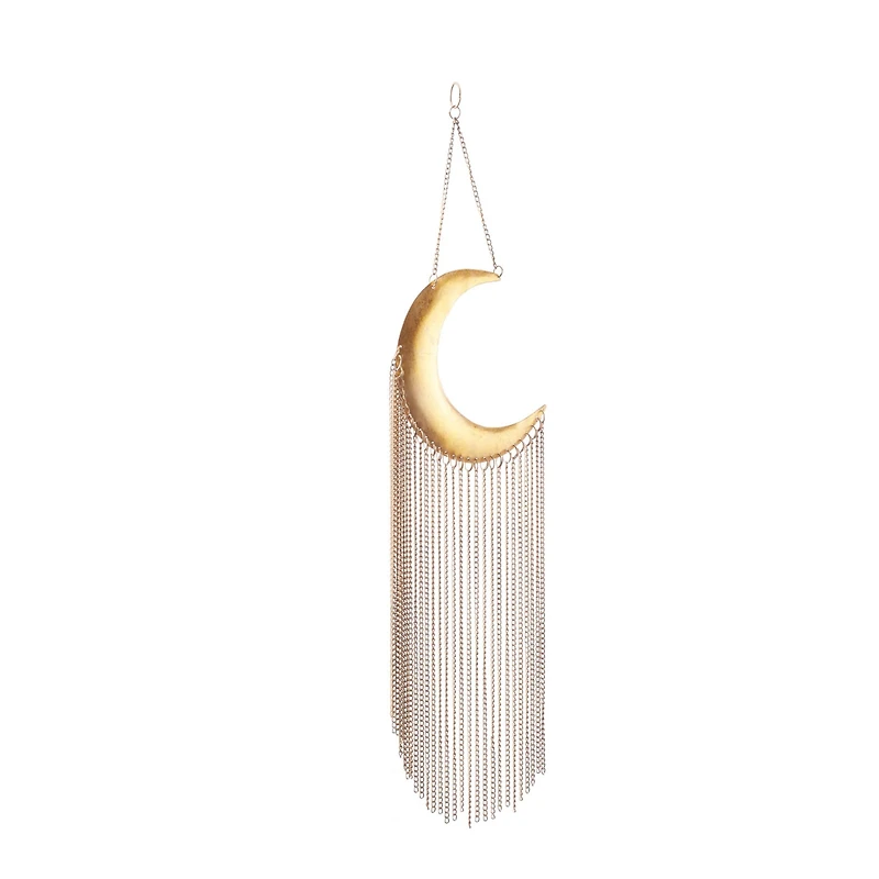 Gold Iron Glam Windchime, 30" x 8"