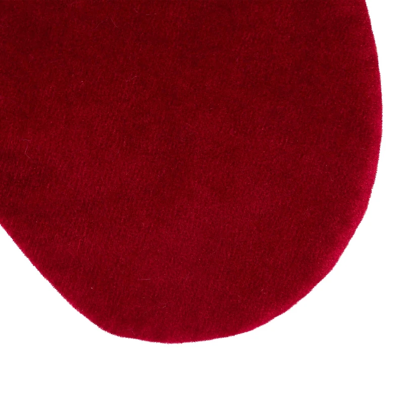 Velvet JOY Christmas Stockings - 20"- Red - Set of 3