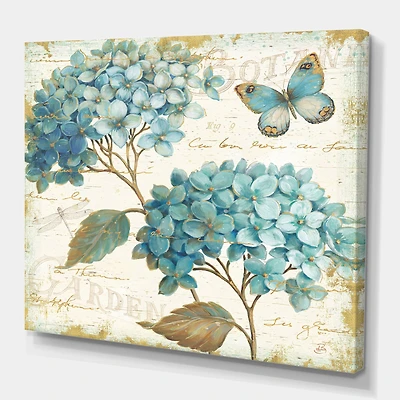 Designart - butterfly Blue Garden I