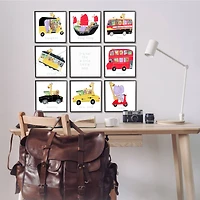 Stupell Industries Travel World Little One Kids' International Travel Transportation Framed Wall Art