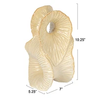 Hello Honey® 10.25" Matte White Blossom Essence Stoneware Sculpture