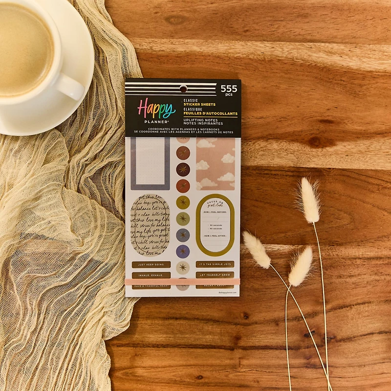 The Classic Happy Planner® Uplifting Notes Sticker Book