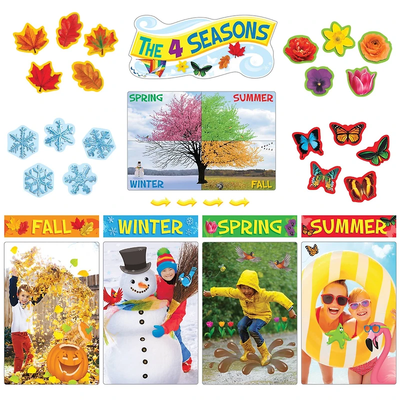 Trend Enterprises® The 4 Seasons Wipe Off Learning Set