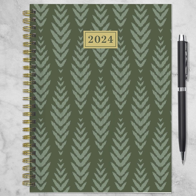 TF Publishing 2024 Printed Garden Medium Weekly Monthly Planner