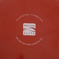 Kenmore® Elite Andover 10-Piece Red Gradient Nonstick Aluminum Cookware Set