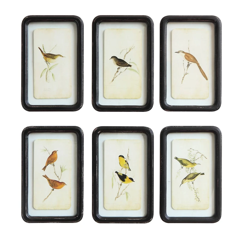 Hello Honey® Bird Art Framed Wall Décor Set