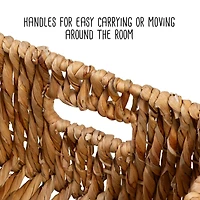 Honey Can Do Square Wicker Natural Nesting Baskets