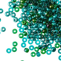 12 Pack: John Bead Peppermint Mix Czech Glass Seed Beads, 6/0
