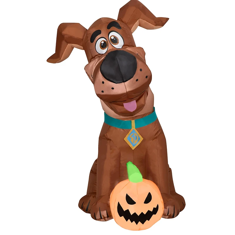 3.5ft. Airblown® Inflatable Halloween Puppy Scooby-Doo with Pumpkin